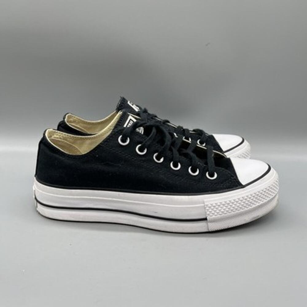 Converse Shoes Women 9 Black Chuck Taylor All Star Lift Platform Sneaker Comfort